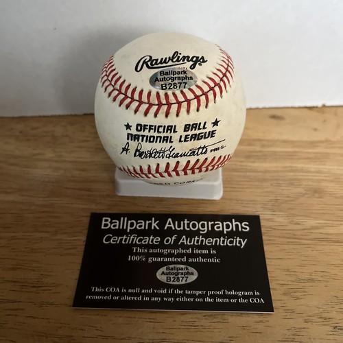 Roger McDowell Firmado Liga Nacional de Béisbol con Holograma Certificado de Autenticidad 1986 NY METS - Imagen 7 de 7