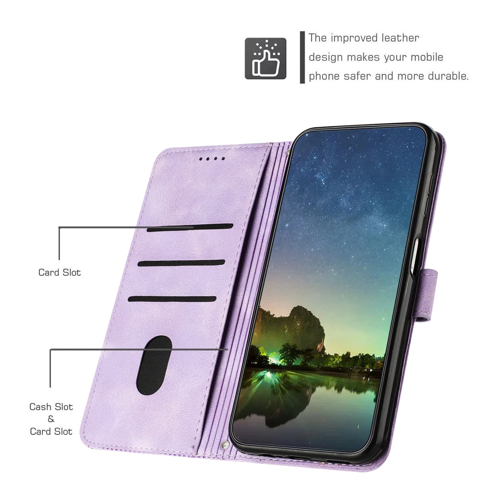 Case For Oneplus Nord CE3 CE2 Lite N30 Oppo Reno7 Z A96 Wallet Flip Stand Cover - Image 4 of 4