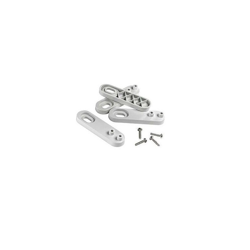 Merlin Gerin 13935 - 4 x Pattes de Fixation Murale - Kaedra - gris