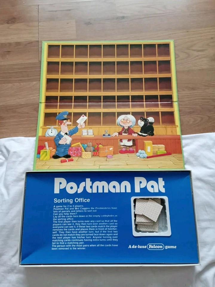 Vintage Postman Pat Sorting Office Memory Board Game Falcon 1983 Complete - Image 2 of 4