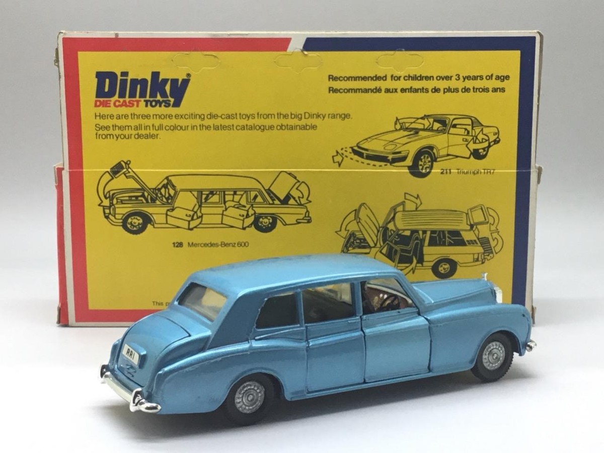 DINKY TOYS ROLLS ROYCE PHANTOM V BLUE 124 MINT BOXED | eBay