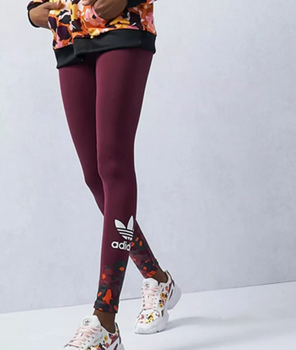 ADIDAS ORIGINALS HER STUDIO LONDON LEGGINGS FLORAL UK 8 or 12 NEW LAST TWO