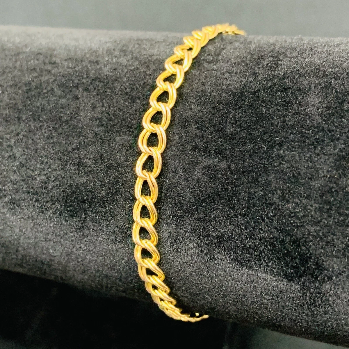 Double cuban store link bracelet