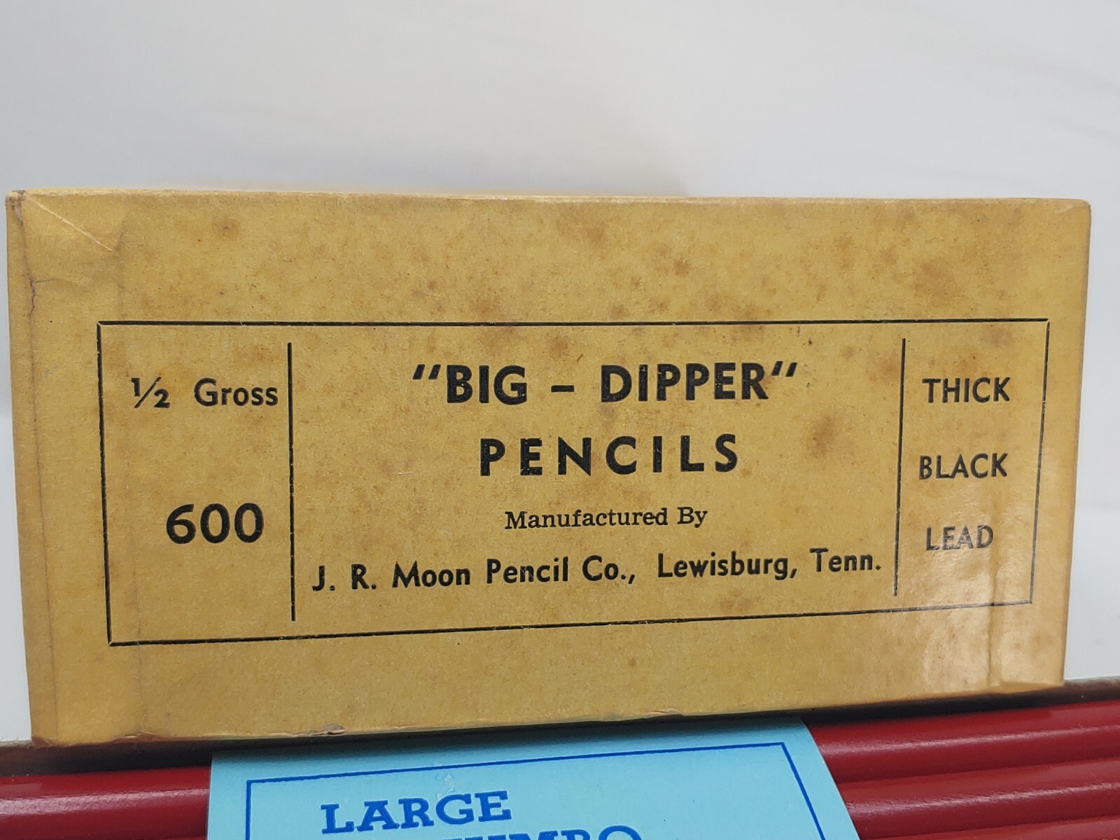 72 Big-Dipper 600 Pencils by J.R. Moon Pencil Co. Made in USA No Eraser ...
