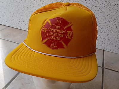 vintage New York State Fair Fire Prevention Education Center hat cap snapback