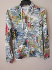 New Lucky Brand Caribbean Zip Up Hoodie Sweatshirt XS