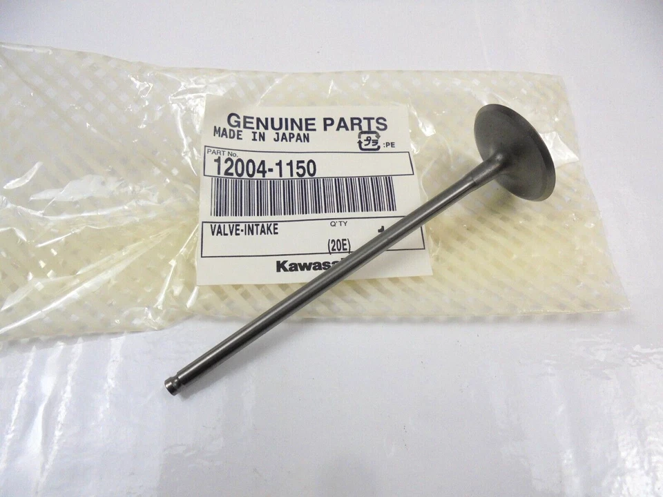 Válvula de admisión de motor genuina Kawasaki Ninja ZX-6R 1995-2002 nueva OEM 12004-1150 Foto 3 de 4