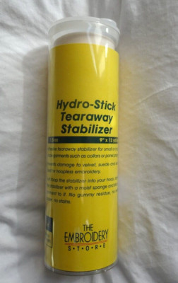 HYDRO-STICK TEARAWAY STABILIZER 9'' X 12 Yards- NEW FROM THE EMBROIDERY STORE