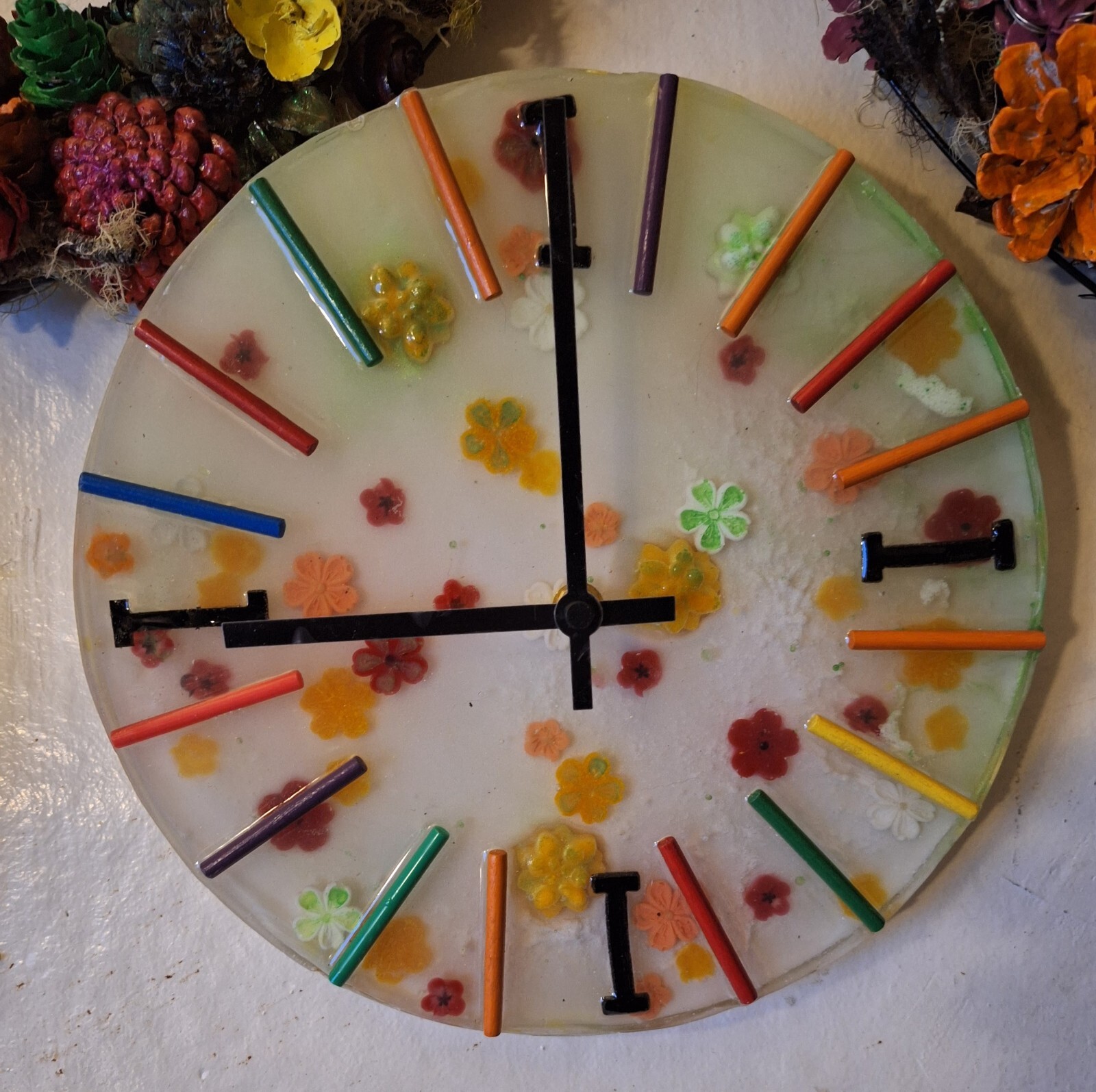 Wall Clock Resin 10in-image