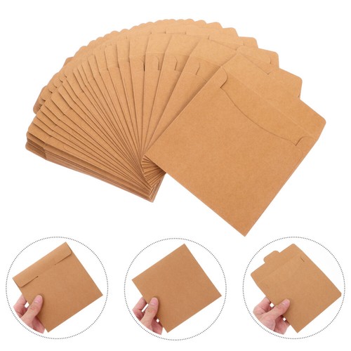 50 Pcs CD -Tasche DVD-Aufbewahrungshüllen CD-Aufbewahrungshüllen - Bild 10 von 12