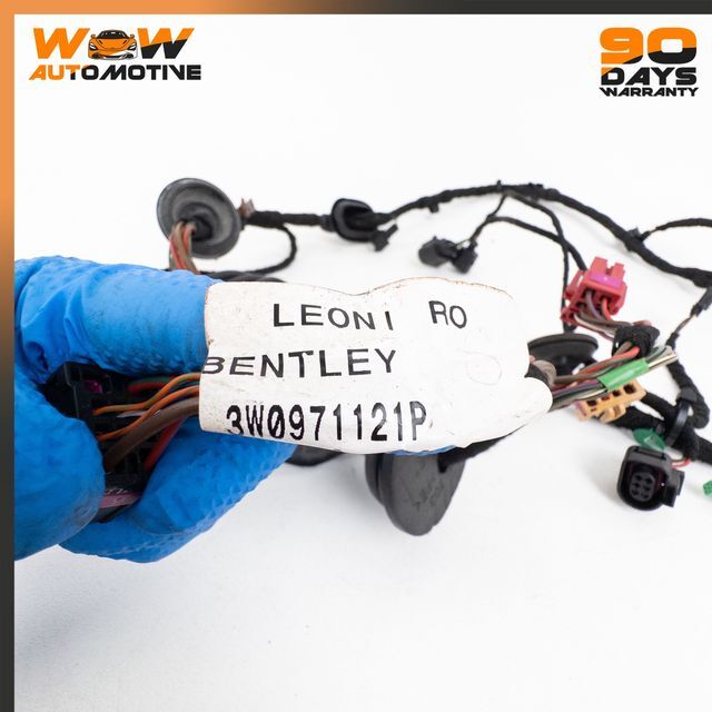 04-13 BENTLEY CONTINENTAL GT GTC FRONT RIGHT DOOR WIRE WIRING HARNESS OEM