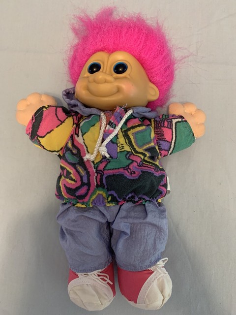 Russ Troll Doll 90s Tracksuit Hip Hop Running Suit Pink Hair 2404