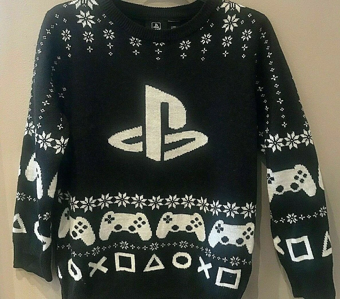 Playstation jumper shop black