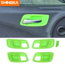 Inner Door Handle Bowl Decor Trim Cover Bezel for Dodge Charger/300C 2011+ Green
