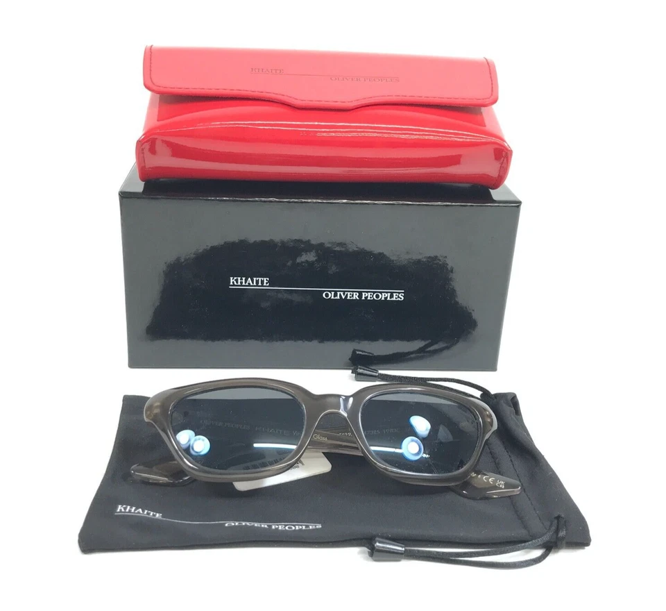 Oliver Peoples x KHAITE Sunglasses OV5512SU 1473R5 1983C Taupe with Carbon Grey - Image 2 of 4