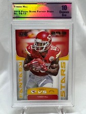 2019 Score - Fantasy Stars #FS-13 Tyreek Hill - GEM MINT 10
