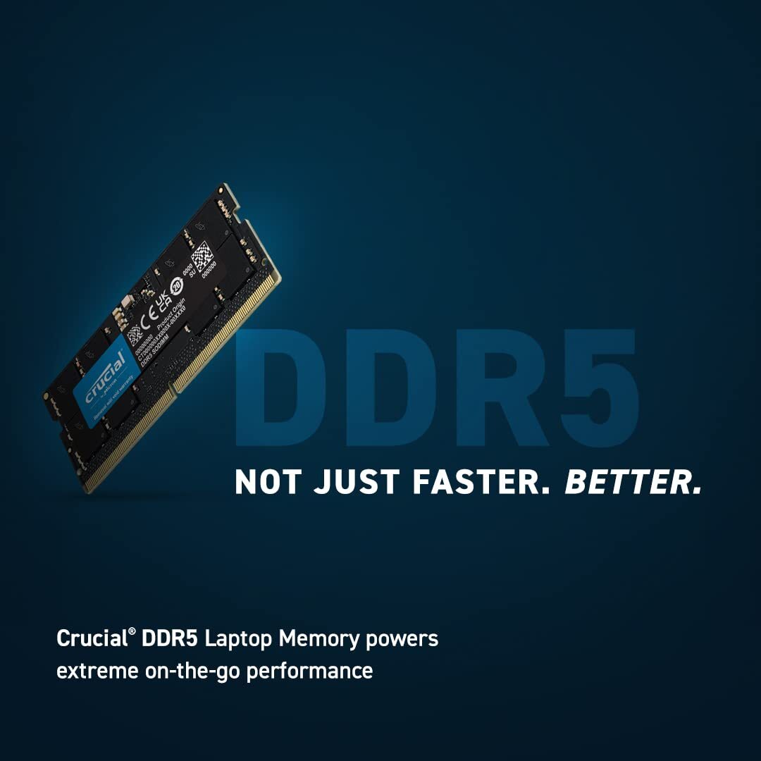 Crucial RAM 96GB Kit (2x48GB) DDR5 5600MHz Laptop Memory
