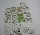 TMNT Vintage Paperwork Collectible Documents Action Figure Playmates