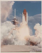 STS-27 Shuttle Atlantis Launch Kennedy Space Center 1988 - Original NASA Photo