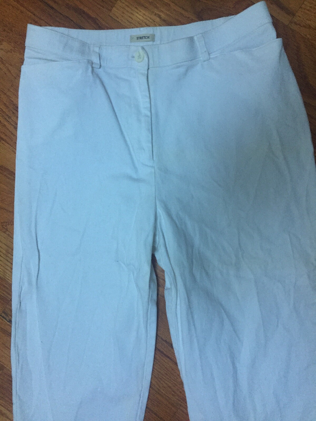 St.John's Bay Women's Stretch Capri Pants White Color Size 10 | eBay