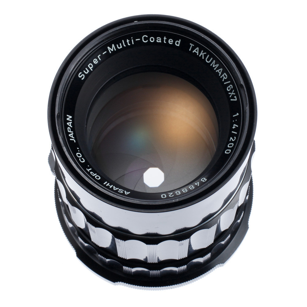 PENTAX 67 6X7 SMC S.M.C TAKUMAR 200mm F4 TELEPHOTO LENS / 90 DAYS