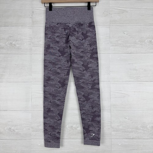 Gymshark Seamless Leggings Women S Lavender Camo High Rise Lift Butt Scrunch - Picture 4 of 10