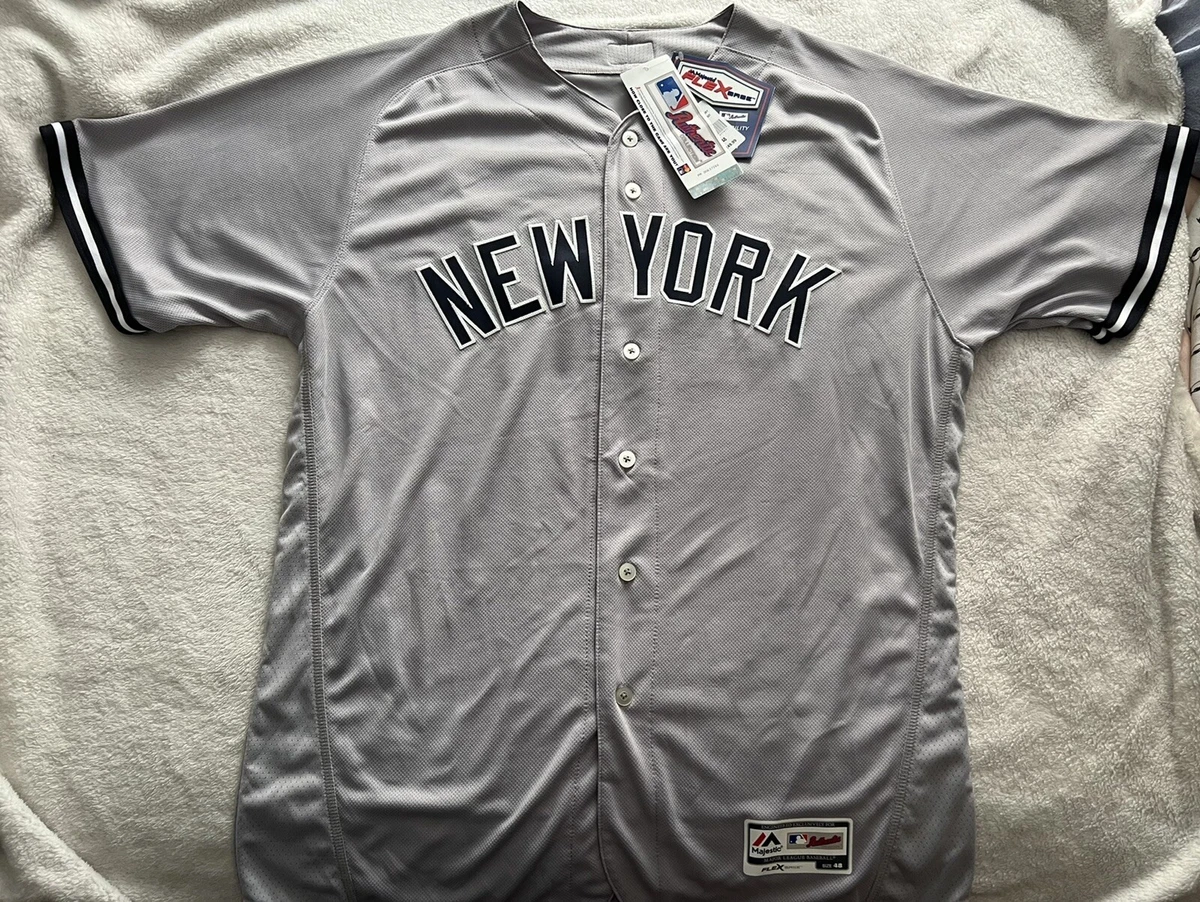 NY YANKEES GIANCARLO STANTON AUTHENTIC JERSEY MAJESTIC SIZE 48 MLB