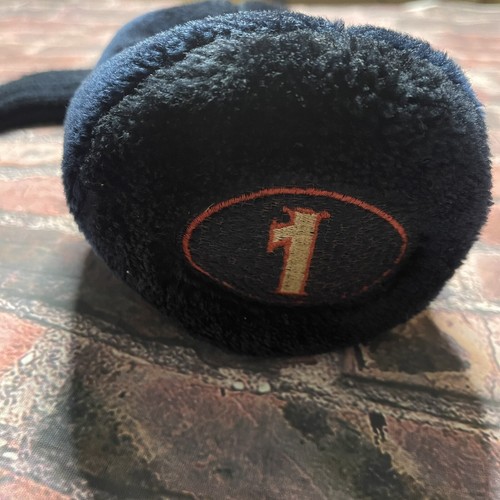 CALLAWAY BIG BERTHA WARBIRD FAIRWAY WOOD HEADCOVER - Black Plush Head Cover GOOD - Picture 4 of 4