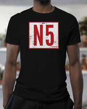ISLINGTON N5 T Shirt | Highbury Red | North London Arsenal's Old Ground Location