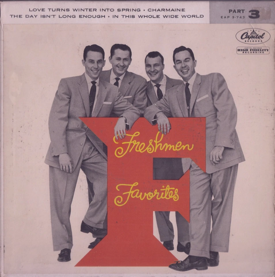 THE FOUR FRESHMEN: "Freshmen Favorites - Part 3" (´56 / scarce orig. US EP) - Bild 1 von 1