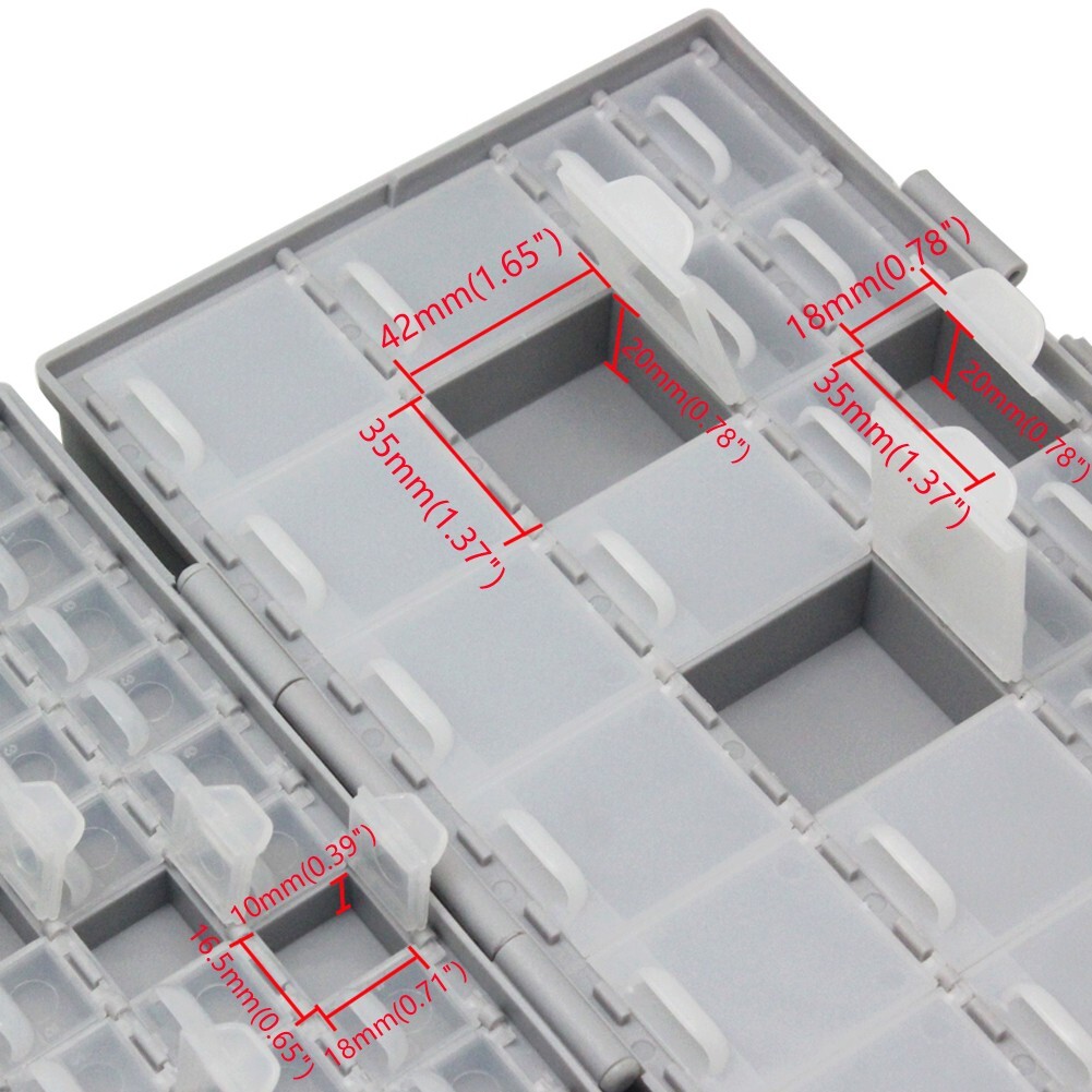 Compoment Storage Box Smd Organizer Box 4-Pack Aidetek BOXALL96 Es – Surface Mount Component ...