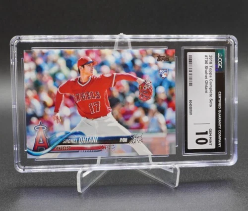 Shohei Ohtani, Topps 2018, Complete Sets #700, CGC 10, GEM MINT, 6040387011