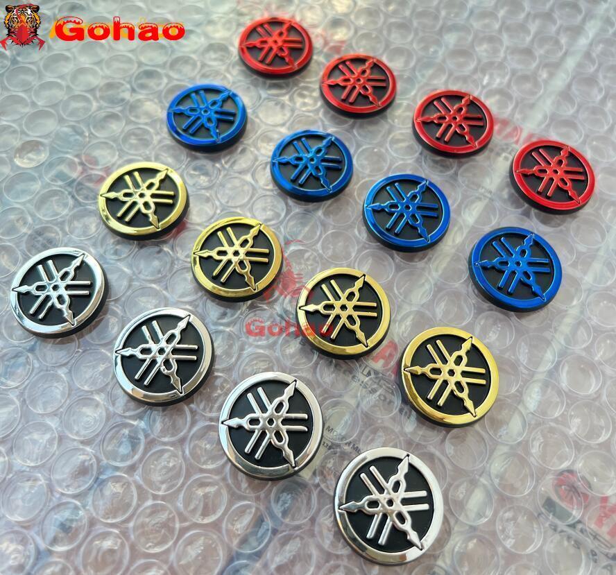 4x 2.5cm Tuning Fork Emblem Fairing Fuel Tank Badge for r1 r6