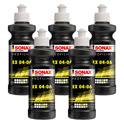 SONAX PROFILINE EX 04-06 Profi Lackpolitur Kratzerentfernung 02421410 5x 250 ml