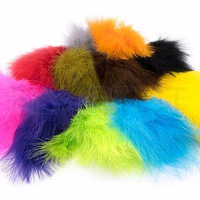 EXTRA SELECT STRUNG MARABOU - Hareline Fly Tying Feathers 7'' Long Saltwater NEW!