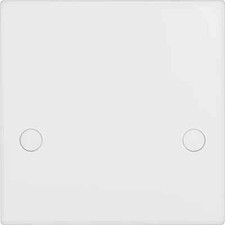 White 45A Bottom Entry Flex Outlet Plate - BG 979