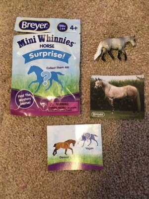 Breyer Mini Whinnies Horse Surprise Series 4 - grey walking horse - Memphis