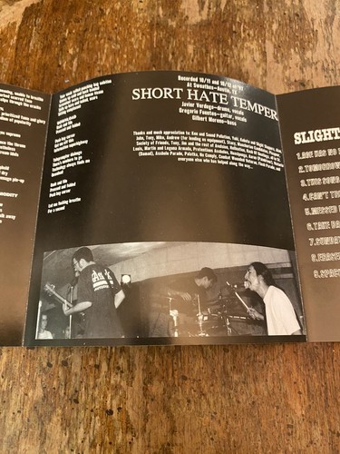Slight Slappers Short Hate Temper Split Cd Punk Rare Oop Hardcore Fastcore Metal - Foto 10 di 13
