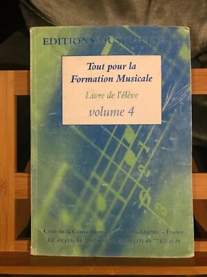 Tout pour la formation musicale Livre de l'élève éditions musicales AB Occasion - Photo 1/2