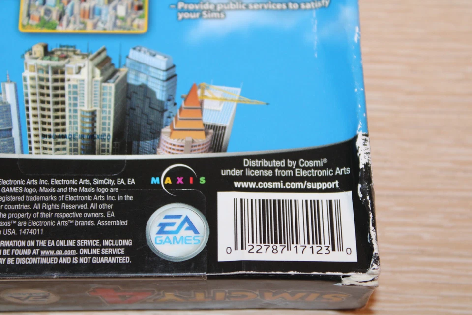 SIMCITY 4, 2003, Small Slim Box, New & Sealed **READ** Box Has Condition Issues - Image 4 of 4