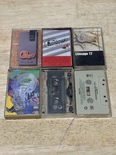 Lot of 6 Chicago Cassette Tapes 17, 18, 19, Greatest Hits II, 82-89, Leave Me