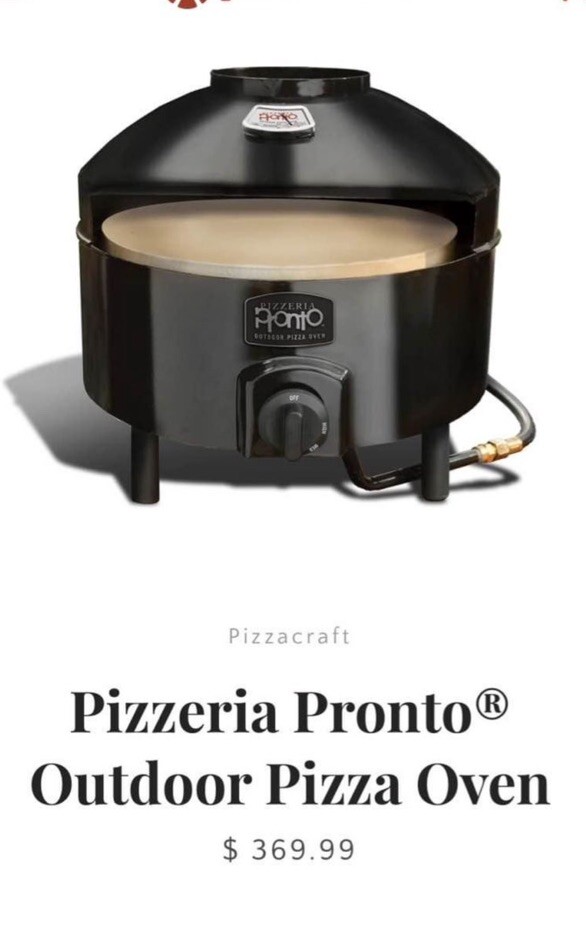 Pizzacraft Pizzeria Pronto Portable Outdoor Pizza Oven