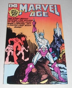 Marvel Age News Magazine # 1, 8, 22...Fine-VF grade......1983-1985--A