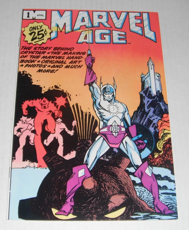 Marvel Age News Magazine # 1, 8, 22...Fine-VF grade......1983-1985--A