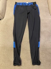 Mens Bodybuilding Spandex Tights Compression Pants Medium Black