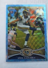 Bonus Blue Wave Refractors for 2012 Topps Chrome Football Redemption Cards 10