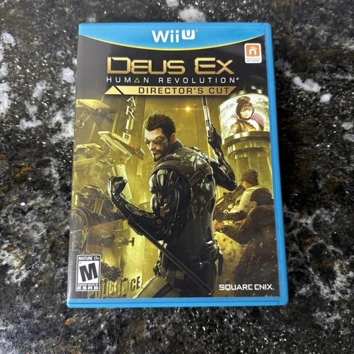 Deus Ex: Human Revolution - Director's Cut (Nintendo Wii U, 2013) COMPLETE CIB