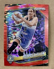 REBECCA ALLEN 2025 Panini Prizm WNBA #67 Chicago Sky RED PULSAR /299 PRIZM!