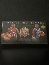 2004/05 UD Rivals LeBron James vs. Carmelo Anthony Box Set (Opened)