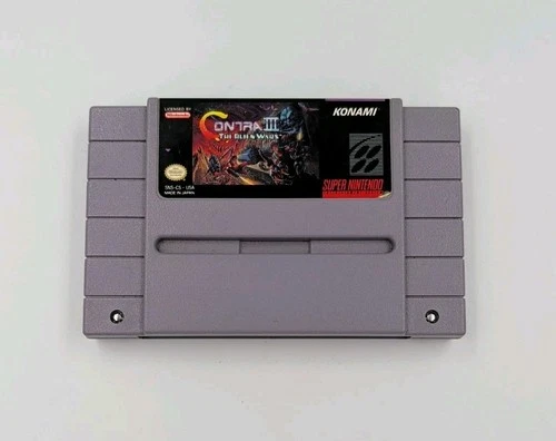 Contra III [3]: The Alien Wars (SNES, 1992) CART ONLY OEM Authentic Tested